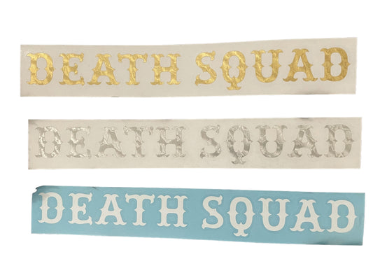 DEATH SQUAD SWING ARM STICKER