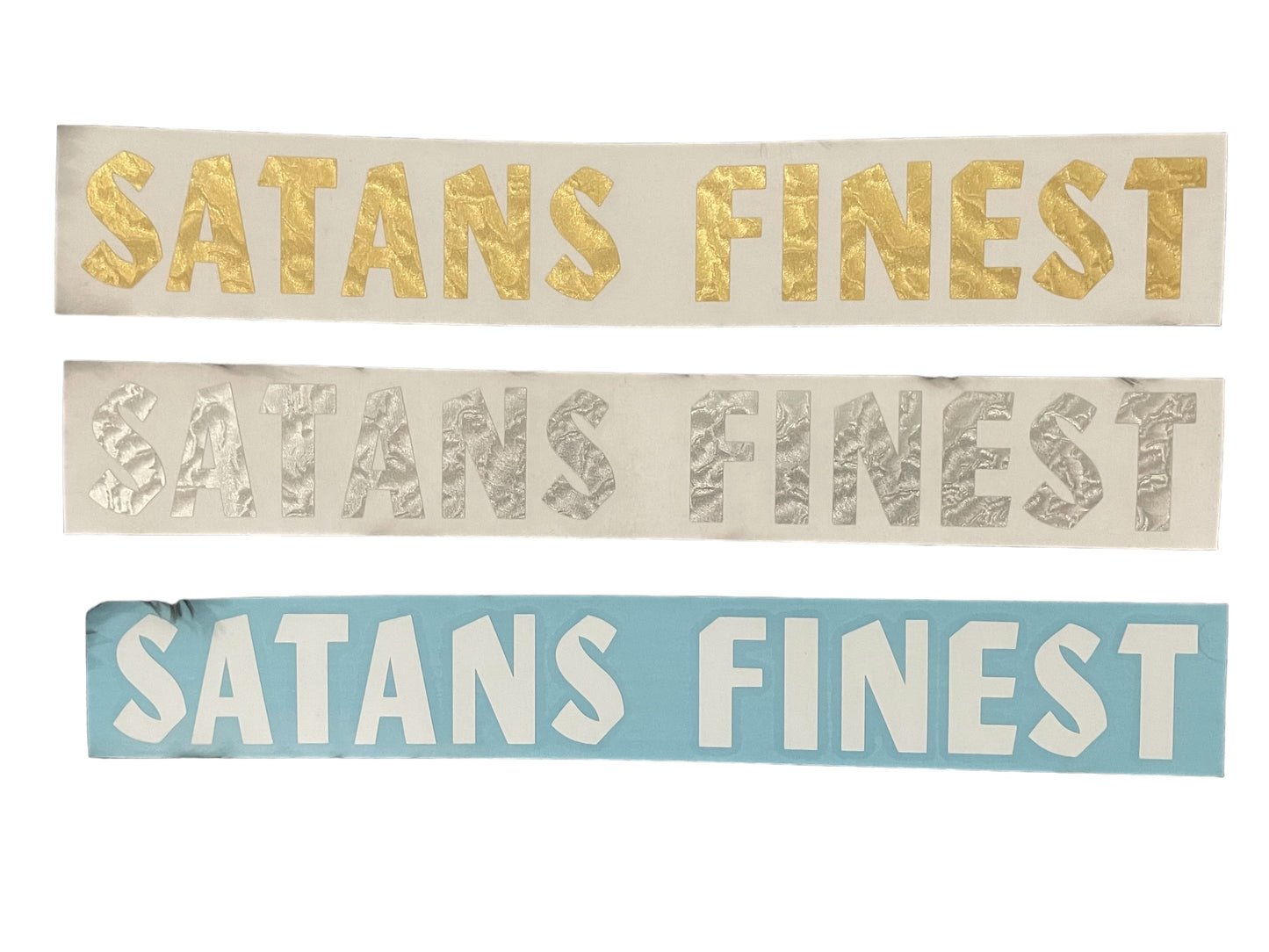 SATAN'S FINEST SWING ARM STICKER