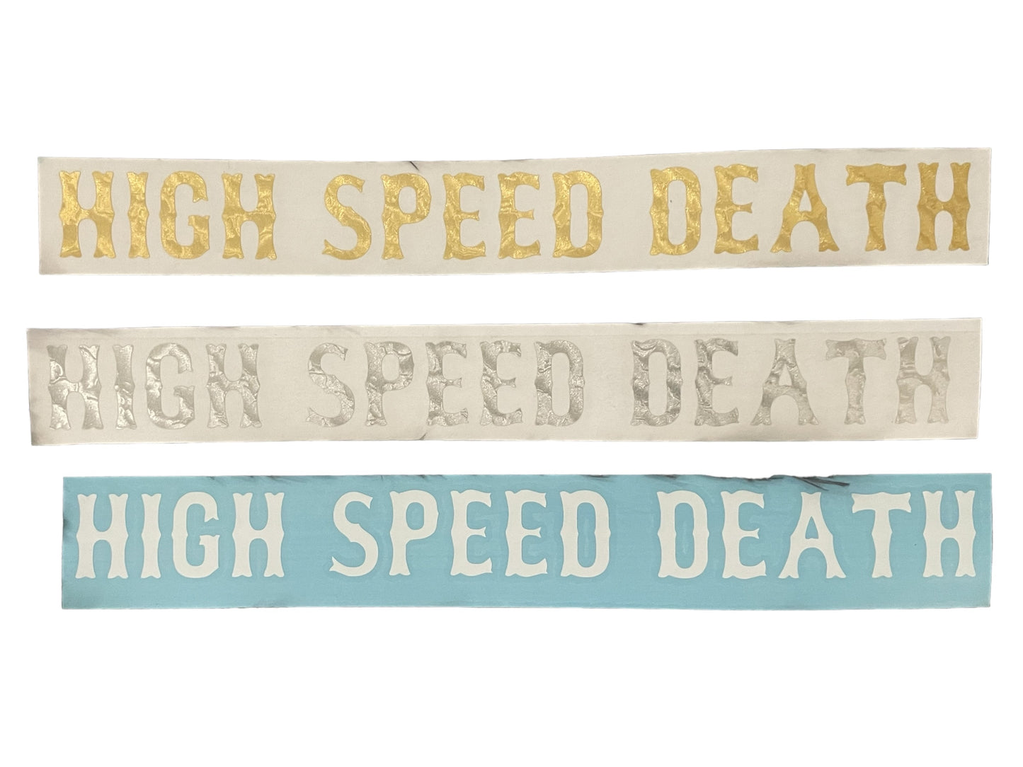 HIGH SPEED DEATH SWING ARM STICKER